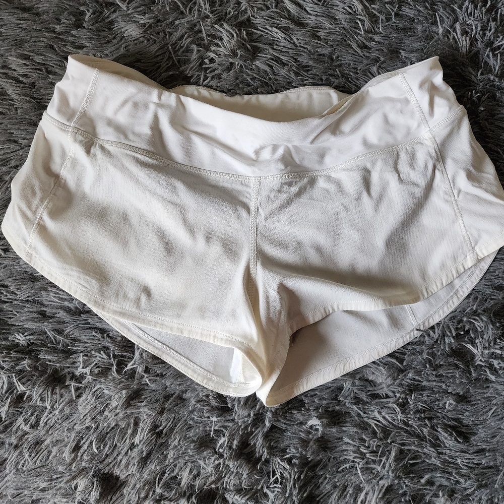 White Lululemon Shorts
